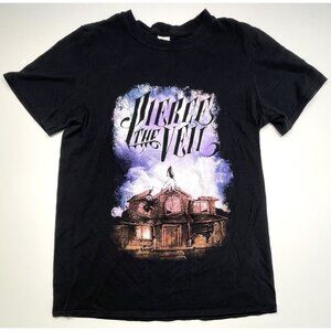 PIERCE THE VEIL Adult SMALL Black Collide w/ the Sky Graphic T-SHIRT Gildan EUC